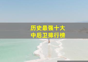 历史最强十大中后卫排行榜