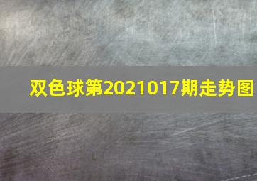 双色球第2021017期走势图