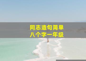 同志造句简单八个字一年级