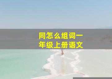 同怎么组词一年级上册语文