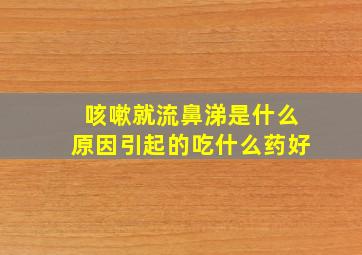 咳嗽就流鼻涕是什么原因引起的吃什么药好