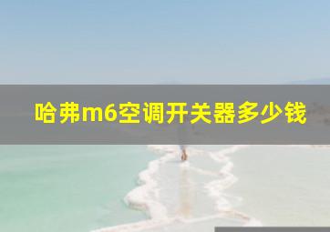 哈弗m6空调开关器多少钱