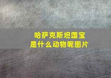 哈萨克斯坦国宝是什么动物呢图片