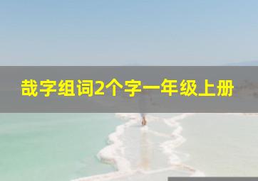 哉字组词2个字一年级上册