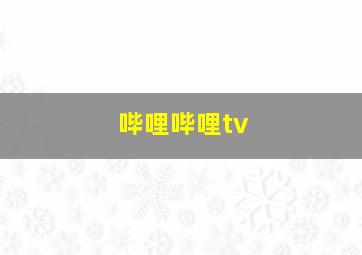 哔哩哔哩tv