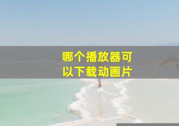 哪个播放器可以下载动画片