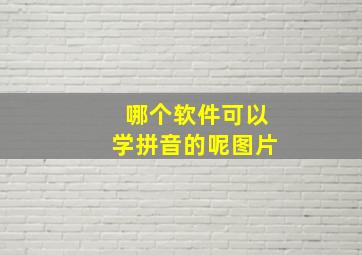 哪个软件可以学拼音的呢图片