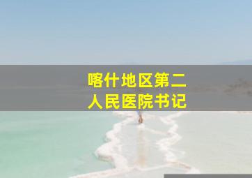 喀什地区第二人民医院书记