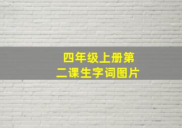 四年级上册第二课生字词图片