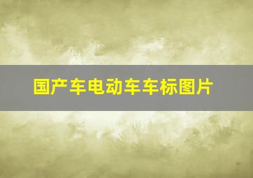 国产车电动车车标图片