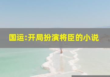 国运:开局扮演将臣的小说