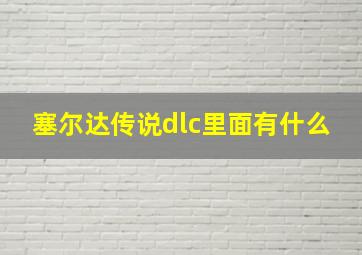 塞尔达传说dlc里面有什么