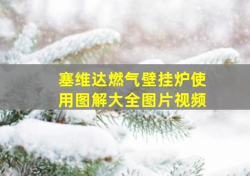 塞维达燃气壁挂炉使用图解大全图片视频