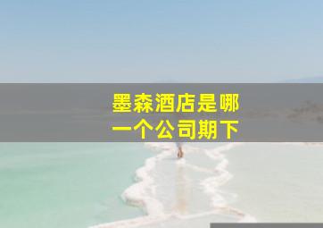 墨森酒店是哪一个公司期下