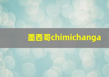 墨西哥chimichanga