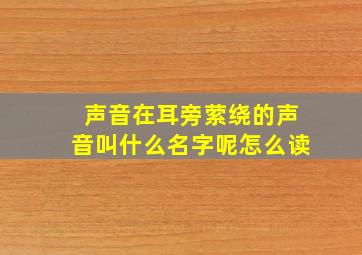 声音在耳旁萦绕的声音叫什么名字呢怎么读