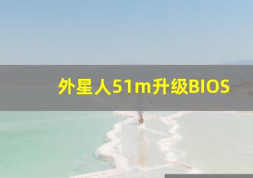 外星人51m升级BIOS