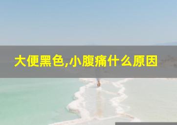 大便黑色,小腹痛什么原因