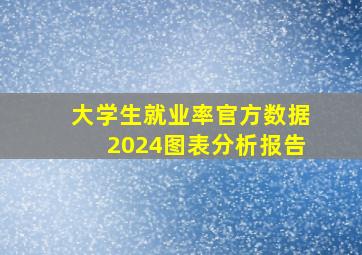 大学生就业率官方数据2024图表分析报告