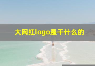 大网红logo是干什么的