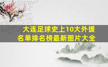 大连足球史上10大外援名单排名榜最新图片大全