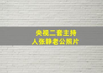 央视二套主持人张静老公照片