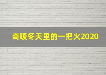 奇暖冬天里的一把火2020