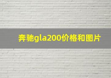 奔驰gla200价格和图片