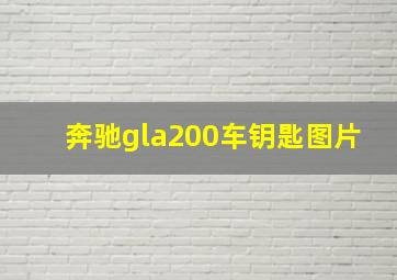 奔驰gla200车钥匙图片