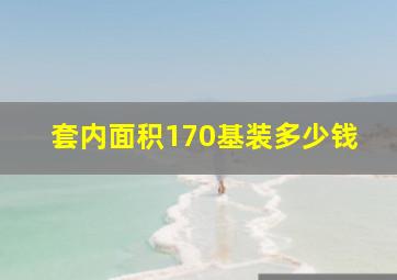 套内面积170基装多少钱