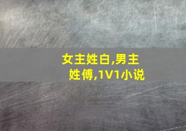 女主姓白,男主姓傅,1V1小说