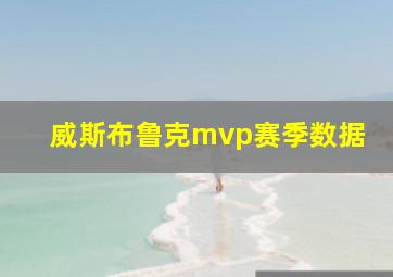 威斯布鲁克mvp赛季数据