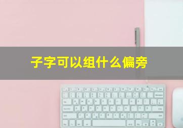 子字可以组什么偏旁