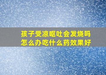 孩子受凉呕吐会发烧吗怎么办吃什么药效果好