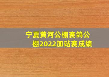 宁夏黄河公棚赛鸽公棚2022加站赛成绩