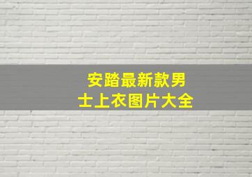 安踏最新款男士上衣图片大全