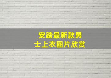 安踏最新款男士上衣图片欣赏