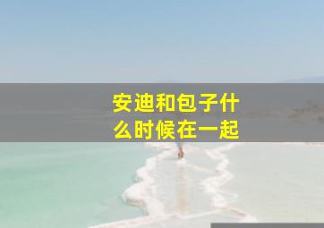 安迪和包子什么时候在一起