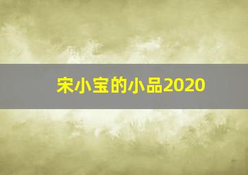 宋小宝的小品2020