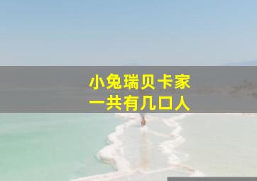 小兔瑞贝卡家一共有几口人