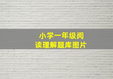 小学一年级阅读理解题库图片