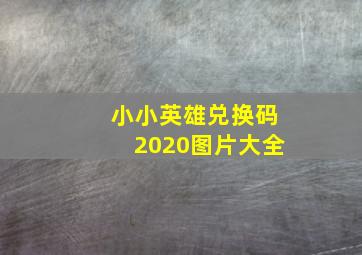 小小英雄兑换码2020图片大全