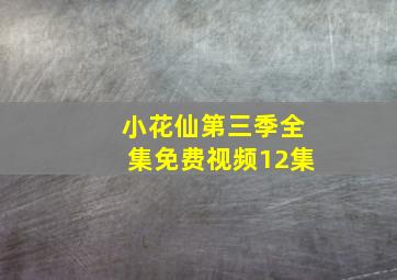 小花仙第三季全集免费视频12集