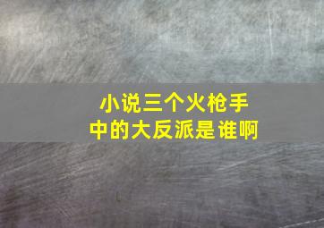 小说三个火枪手中的大反派是谁啊