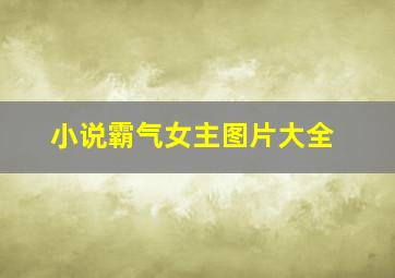 小说霸气女主图片大全