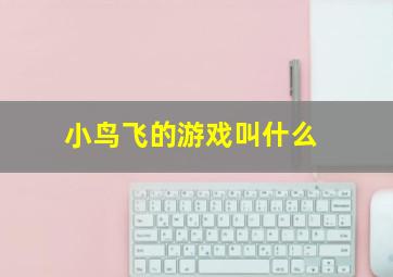 小鸟飞的游戏叫什么