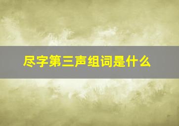 尽字第三声组词是什么