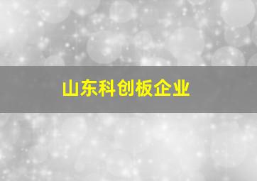 山东科创板企业