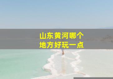 山东黄河哪个地方好玩一点