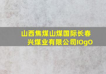 山西焦煤山煤国际长春兴煤业有限公司IOgO